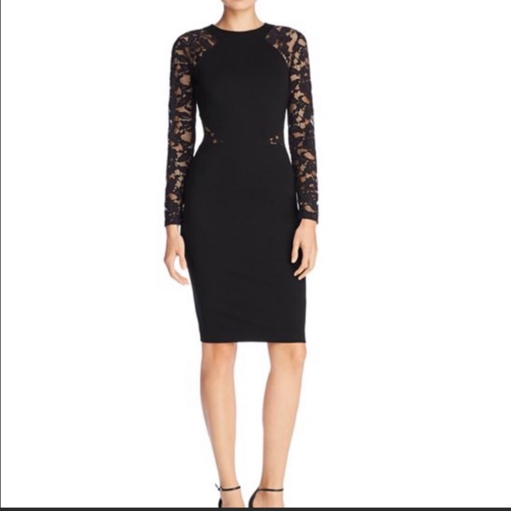 French Connection black lace dress